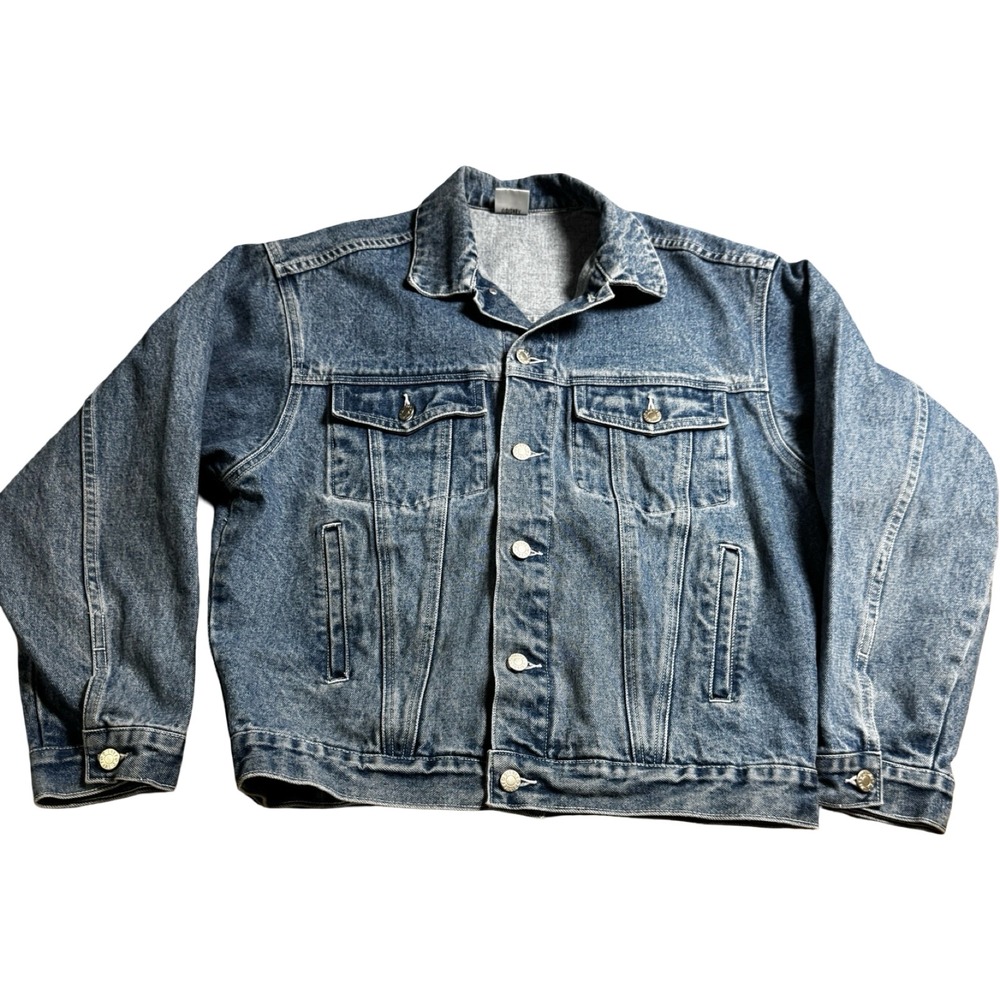 Disney Store Seven Dwarfs Denim Jacket Medium/Large Blue Excellent Vintage 90s